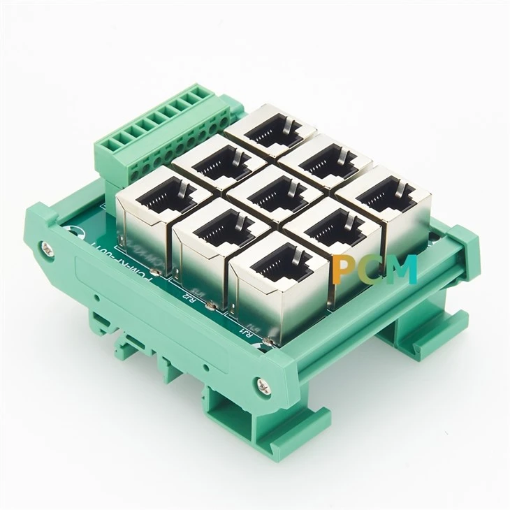 9 Way DIN Rail RJ45 To Terminal Block Adapter best