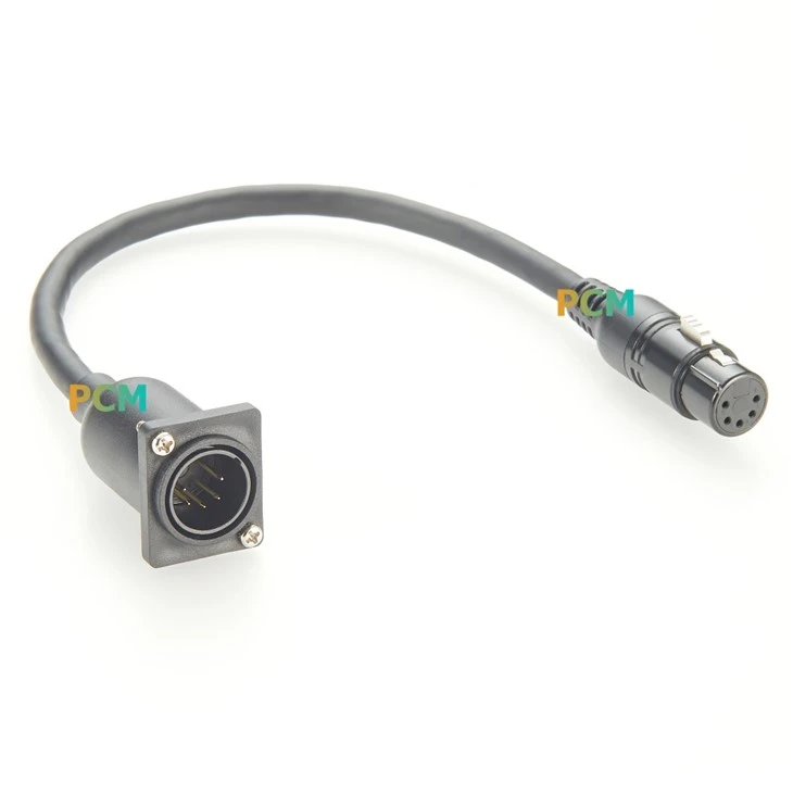 XLR 5Pin D-Type Panel Mount Cable suppliers