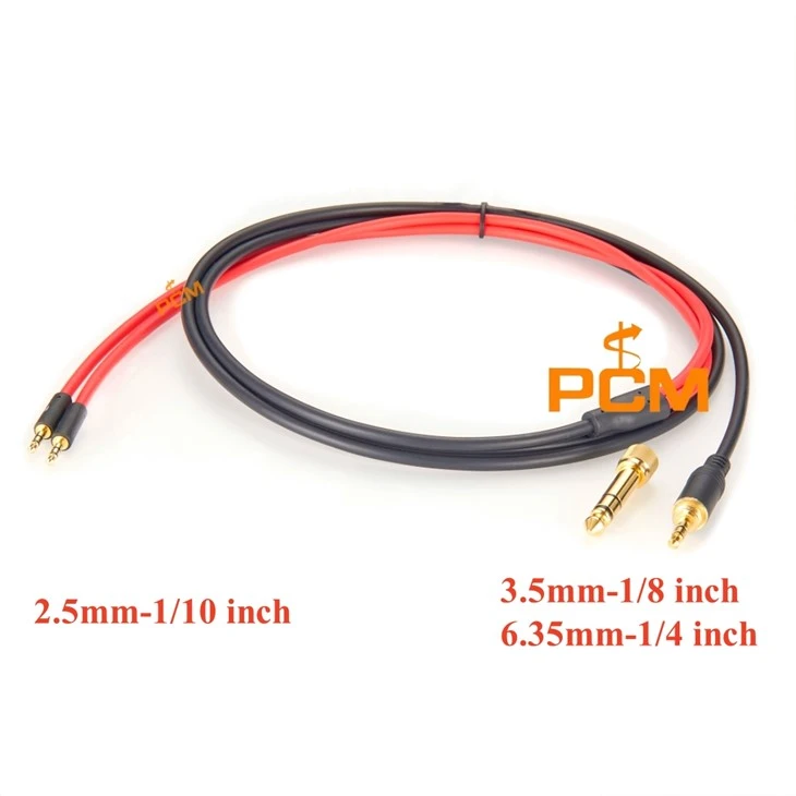 2,5 mm a 3,5 mm de 6,35 mm de cable d'àudio Hifiman Cable