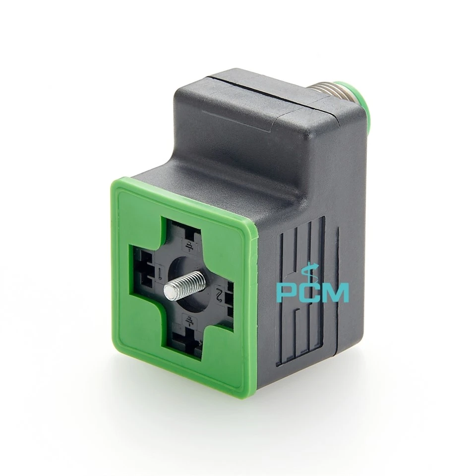 MPM M8 M12 a DIN 43650 Connector de vàlvules Forma un adaptador