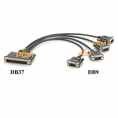 Cable D-sub DB37 a DB9 RS-232 422 485