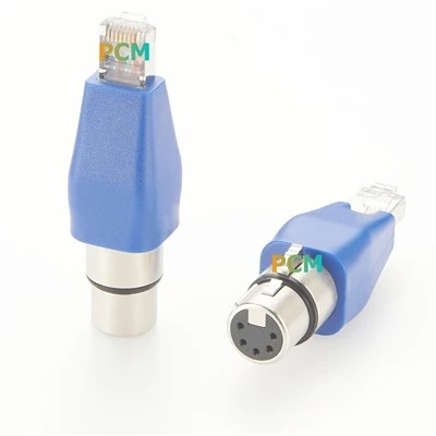 DMX512 XLR 5 Pin a RJ45 Converter per al control de la il·luminació remota