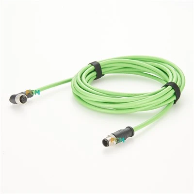 Cable de pedaç Ethernet M12 a RJ45 Profinet