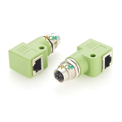 M12 X codificat a RJ45 per al gabinet elèctric
