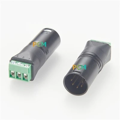 XLR per cargolar convertidor de blocs del terminal